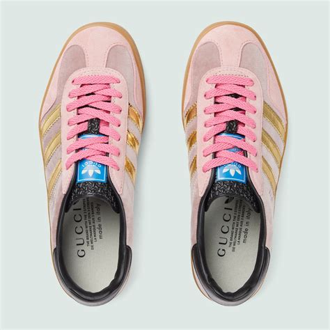 adidas x gucci gazelle pink.